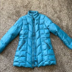 NWOT Prana Down Puffer Jacket in Deep Blue